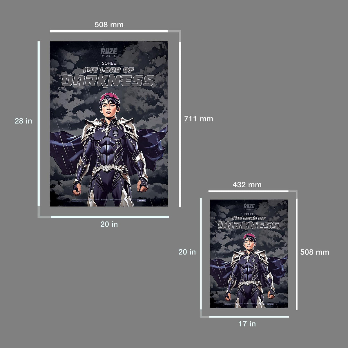 Poster LORD OF DARKNESS - Sohee - RIIZE