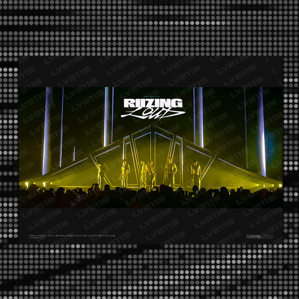 Poster RIIZE “Spotlights” – Seri Tur Rising Loud [ID]