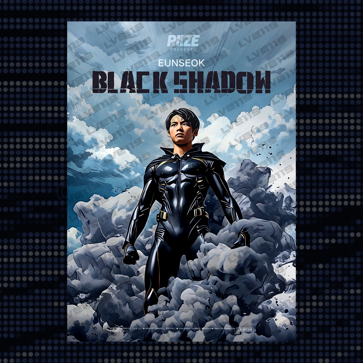 Poster BLACK SHADOW - Eunseok - RIIZE