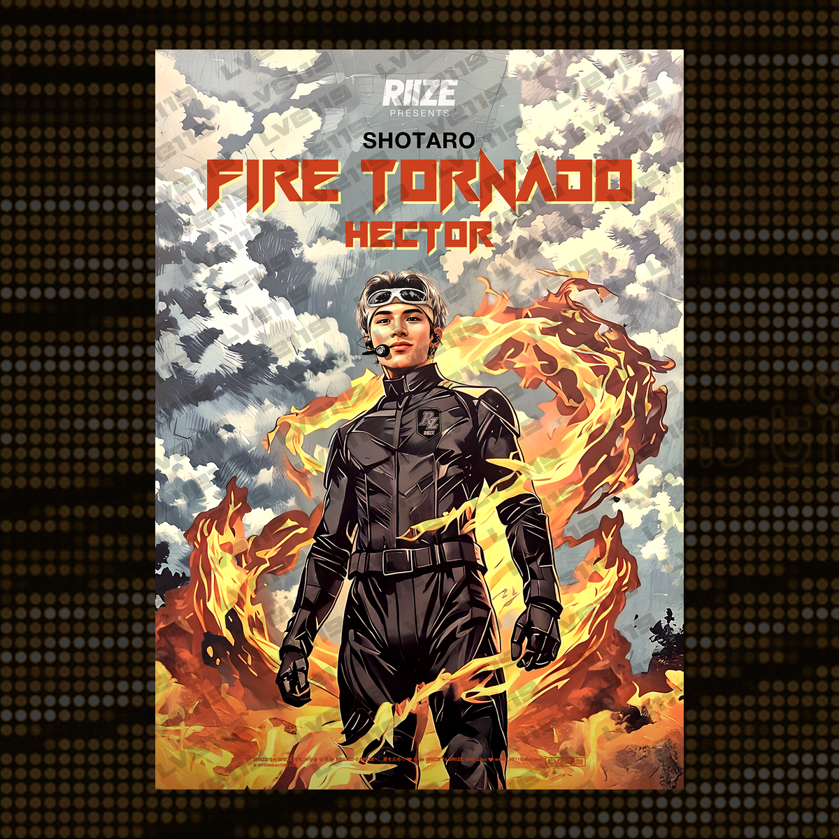 Poster RIIZE “Fire Tornado Hector” (SHOTARO) [ID]