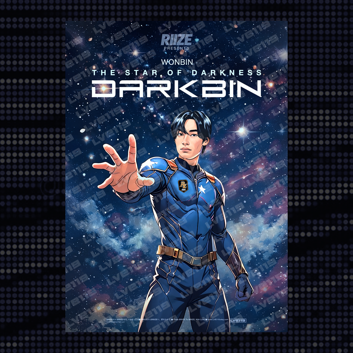 RIIZE “Darkbin” Poster (WONBIN) [ID]