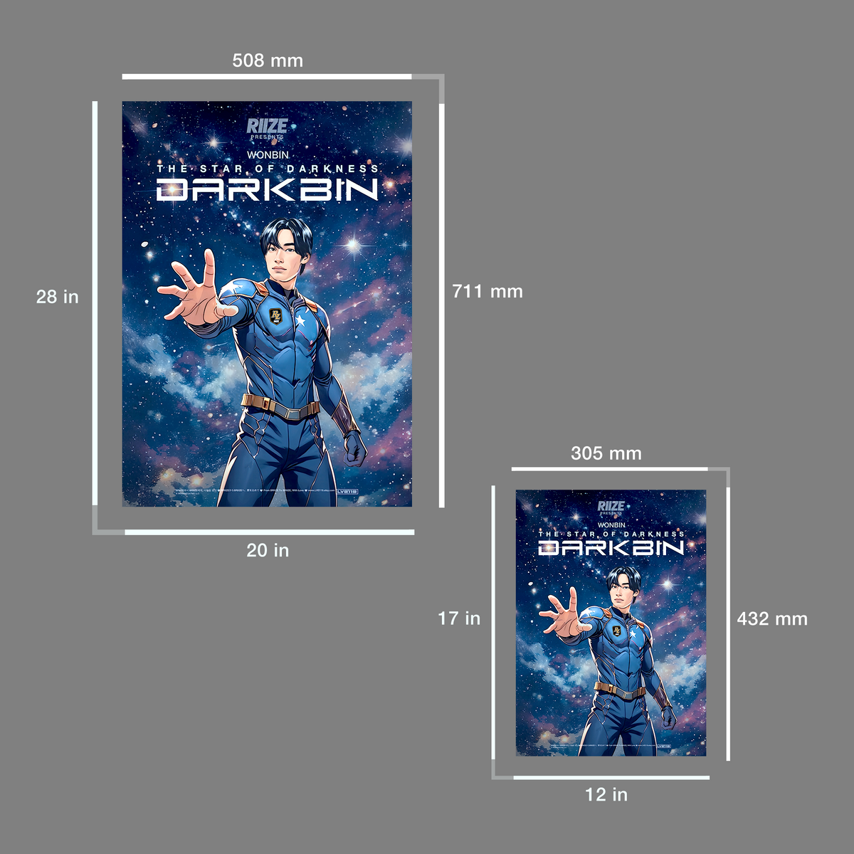 RIIZE “Darkbin” Poster (WONBIN) [ID]