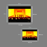 Poster RIIZE “Silhouette” – Seri Tur Rising Loud [ID]